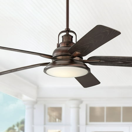 60 Casa Vieja Industrial Outdoor Ceiling Fan With Light Led
