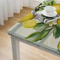 thumbnail image 4 of BANET Spring Summer Tablecloth Rectangular, Lemon Eucalyptus Table Cover for Party Picnic Dinner Decor white, 4 of 7