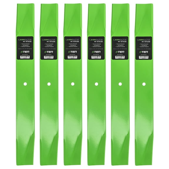 LawnRAZOR Low Lift Blade for AYP Husqvarna 38 inch LT120 6 Pack 810-CBL2356D