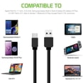thumbnail image 6 of Cellet Retractable USB-C Data Sync and Charge Cables Compatible with Apple iPhone 15 Series, Samsung Galaxy S23 Ultra, Android devices and more, 6 of 9
