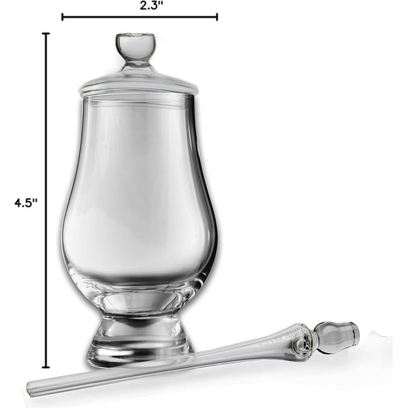 Glencairn Whiskey Glass with Cap and Pipette Set