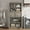 Gray, variant on Senfot Gray 51" Tall Storage Cabinet with 2 Drawers and 2 Open Shelves, Versatile Organizer for Home, Kitchen, and Office Spaces
