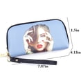 thumbnail image 3 of Coofit Coin Purse Casual Zipper Print Shell Phone Clutch Wallet Change Purse for Ladies, 3 of 10