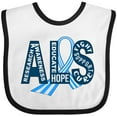 thumbnail image 3 of Inktastic ALS Awareness Ribbon Boys or Girls Baby Bib, 3 of 4