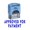 Blue Ink, variant on Printtoo APPROVED FOR PAYMENT Self Inking Rubber Stamp Office Stationery Shiny Stamp