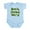 Sky Blue, variant on CafePress - Merry Christmas Y'all Infant Bodysuit - Baby Light Bodysuit, Size Newborn - 24 Months