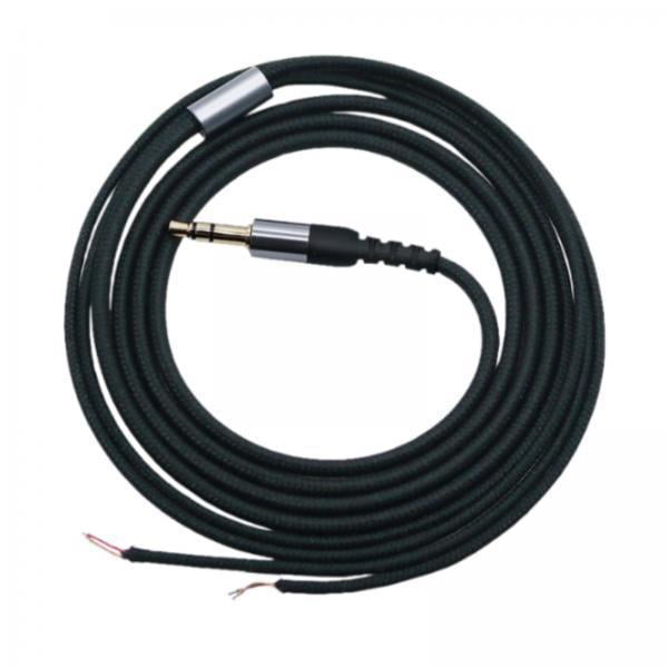 Cable de auricular,Cable de audio de repuesto para auriculares,Conector Jack de 3,5 de reparación de auriculares,Cables de extensión de cable de audio de cobre Mantenimiento de