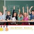 thumbnail image 4 of 100 Piezas de PláStico para NiñOs Medallas Medallas Oro Plata Bronce Medallas para Fiestas, Juegos, Deportes, 4 of 5