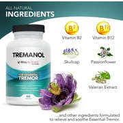 Tremanol – All Natural Essential Tremor Relief Supplement - يوفر إغاثة عشبية طويلة الأمد لتقليل وتهدئة الأيدي المهتزة والذراع والساق والهزات الصوتية