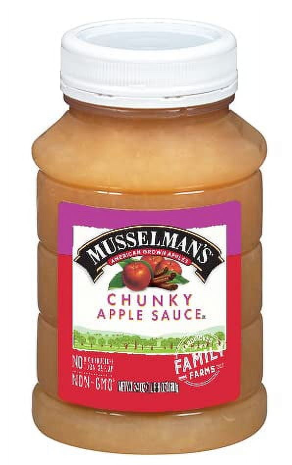 Musselman's CHUNKY Apple Sauce, 24 oz Jars (Pack of 2