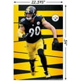 thumbnail image 3 of NFL Pittsburgh Steelers - T.J. Watt 21 Wall Poster with Push Pins, 22.375" x 34", 3 of 5
