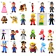 thumbnail image 1 of Muñecas de dibujos animados de Super Mario Bros, figuras de Anime, Luigi, Yoshi, Mario, modelo creativo coleccionable, juguetes para niños, regalo de cumpleaños1463, 1 of 2