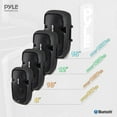 thumbnail image 4 of Pyle Portable 10 Inch Bluetooth 2 Way Full Range PA Cabinet Loud Speaker System, 4 of 6