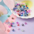 thumbnail image 5 of 100pcs Transparent Acrylic Beads Round Mixed Color 8x7.5mm Hole: 1.8mm, 5 of 5