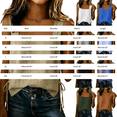 thumbnail image 4 of Womens Tank Tops Ladies' Summer Casual Loose Cotton And Linen Sleeveless Camisole With Split Vest Black Tank Tops for Women, 4 of 7