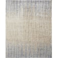thumbnail image 4 of 5' X 8' Tan Brown And Blue Abstract Power Loom Distressed Area Rug, 4 of 8