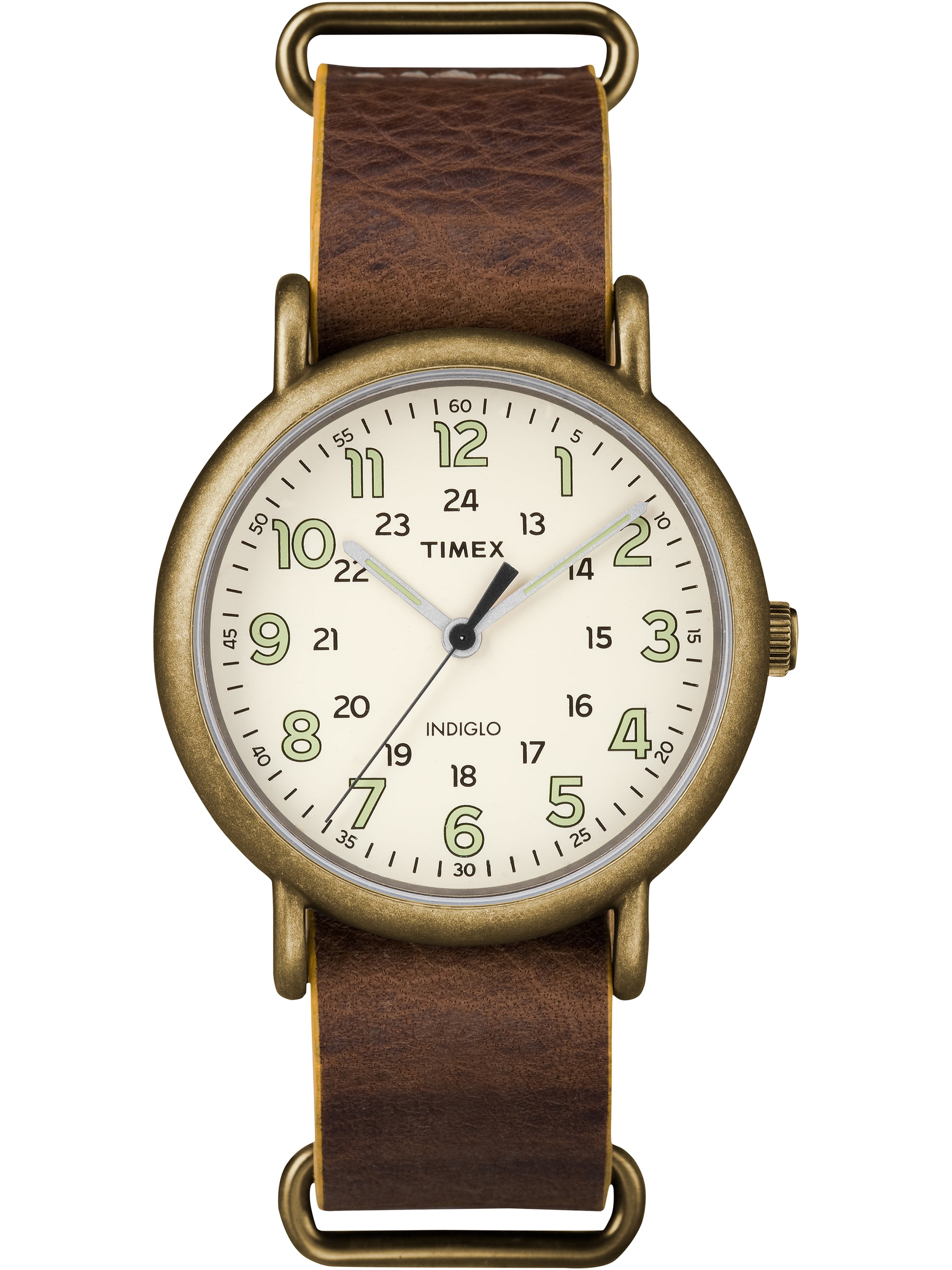 timex weekender brass