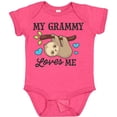 thumbnail image 3 of Inktastic My Grammy Loves Me with Sloth and Hearts Boys or Girls Baby Bodysuit, 3 of 5