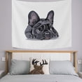 thumbnail image 2 of GZHJMY Tapestry Wall Hanging Cute French Bulldog Animal Tapestry Decorative Tapestries Wall Blanket Bedding Tapestry for Bedroom Living Room Dorm 90"x60" Gift Decor, 2 of 7