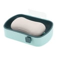 thumbnail image 5 of 1 Pc Wall Mounted Soap Dish Blue Soap Dish for Bathroom for Kitchen 5.04"x3.66"x1.18", 5 of 6
