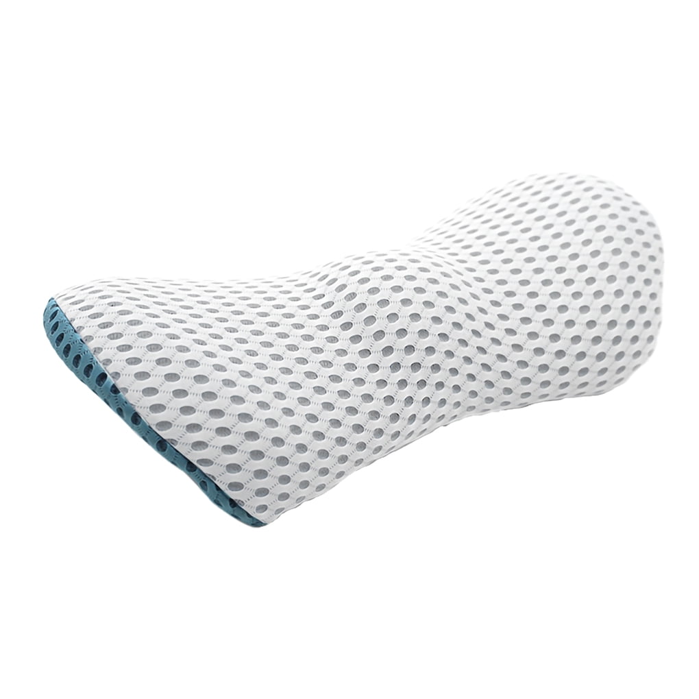 4D Lumbar Mesh Cotton Pillow Car Breathable Waist Seat Cushion Spine Protection Pad Low Back