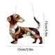 thumbnail image 2 of Colgate Ventana, Perro Salchicha, Diseño de Vitral, Efecto Reflectante de La Luz Solar, Uso En Múltiples Lugares, Hogar, Patio, Dormitorio, Cocina, Regal Perfecto para Amantes de Los Perros, Fácil In, 2 of 2