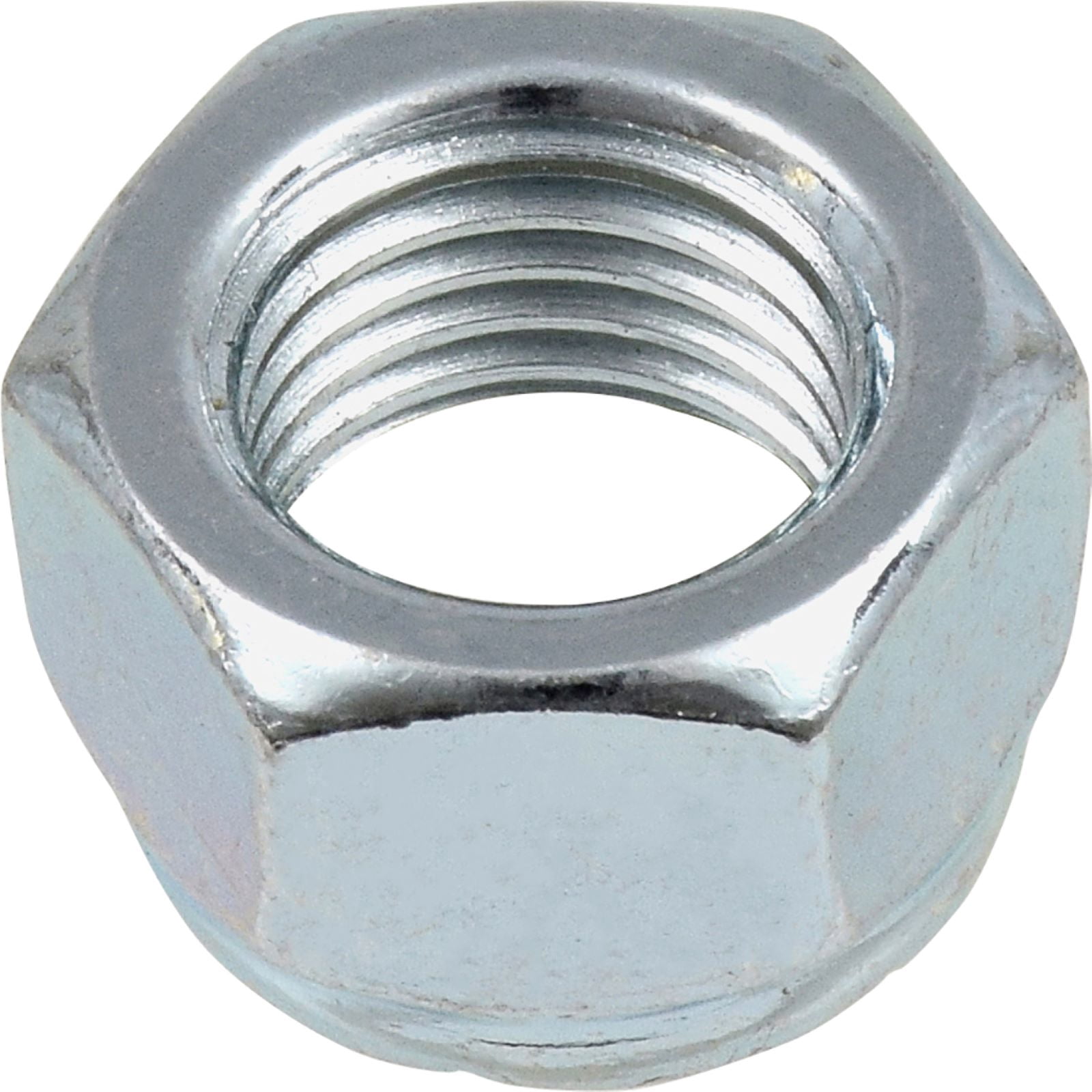 (6 pack) Hillman Metric Stop Nuts, M6-1.00, Steel, Zinc Finish, Silver, 10 pack