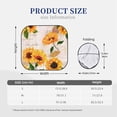 thumbnail image 3 of Bingfone Sunflower 5 Print 2-Piece Sun Shade Front Windshield - Foldable Car Front Window Sunshades For Most Sedans Suv Truck - Medium, 3 of 7