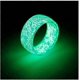 thumbnail image 2 of Glow Rings In The Dark Pink Green Blue Venus Orb Ring Rings For Women Men Girls Trendy Resin Glow Ring Acrylic Aesthetic Rings For Boys Cute, 2 of 4