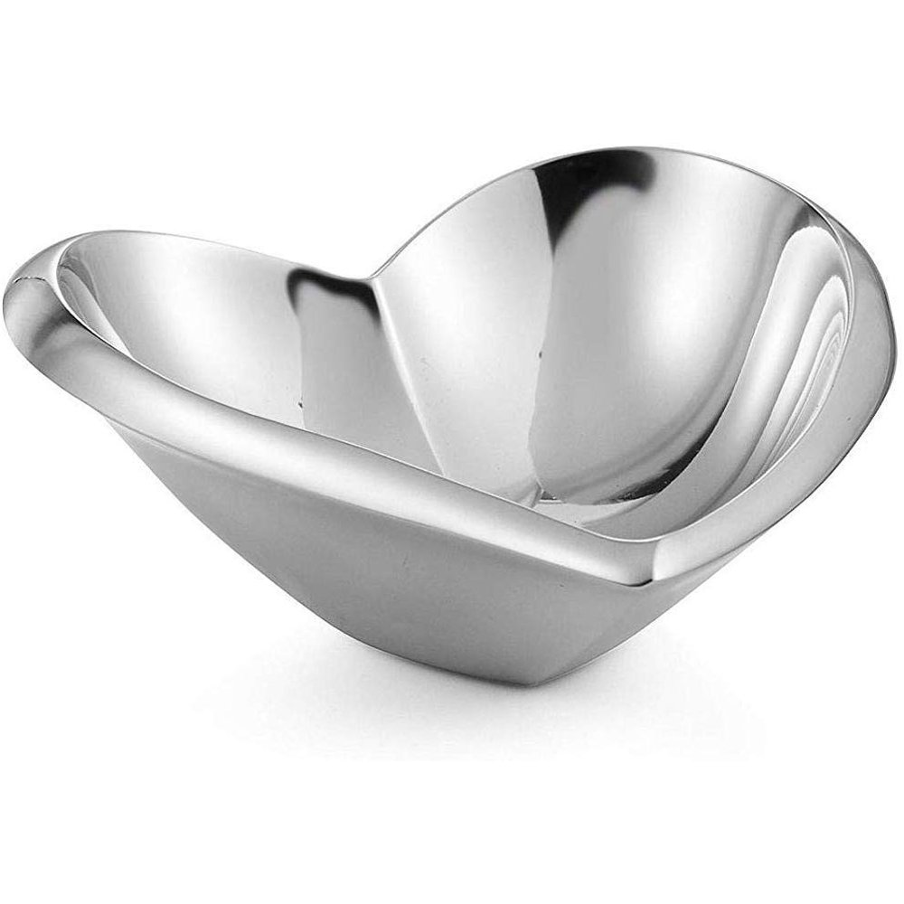 Nambe Amore Mini Heart Bowl, Silver