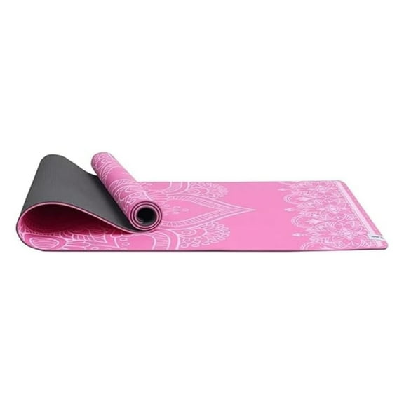 Yoga Mat - Premium 6mm Print Reversible Extra Thick and Large Non Slip Exercise & Fitness Mat for All Types of Yoga, Pilates & Floor Workouts (78" x 24" x 6mm Thick)