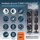 thumbnail image 2 of Ventilador de torre Turbo circulador 100cm de alto BECKON con 3 motores BIG FLOW acabado tipo madera +control remoto +oscilación +temporizador +modos de uso, 2 of 8