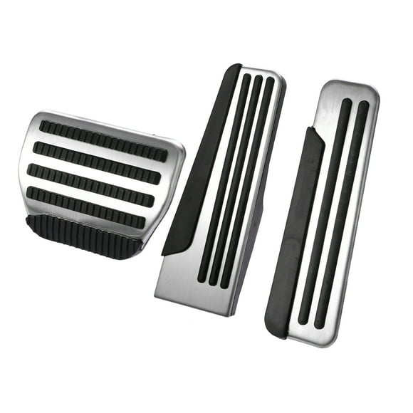 Unique Bargains 3pcs Gas Brake Foot Rest Pedals Pads Cover Anti-Slip Footrest for Infiniti Q50 Q60 Q70 QX70 G25 G35 G37 M25 EX FX