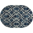 thumbnail image 5 of Art Carpet 841864108330 5 x 8 ft. Bastille Collection Fretwork Border Woven Area Rug, Blue, 5 of 7