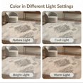 thumbnail image 7 of ODIKA Neutral That Vintage Abstract Faded Ornamental Border Dining for Room, Under Table, Office, Non-Slip Chair-Friendly Floor, 7 of 7