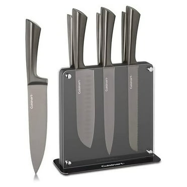 Cuisinart C77-8PMOX Classic 8 Piece Cutlery Set w/ Acrylic Block Black
