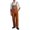 Orange, variant on BUWTTED Men's Denim Bib Overalls Fashion Slim Fit Jumpsuit with Pockets Blue M