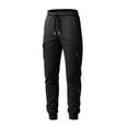 thumbnail image 7 of Lenpel Women's Cargo Sweatpants Comfy Elastic High Waisted Drawstring Workout Joggers Casual Athletic Pants with Pockets(Black,Large), 7 of 7
