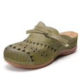 thumbnail image 1 of Sandalias ortopédicas para caminar talladas huecas para mujer, zapatos sin cordones para ir de compras al aire libre, 1 of 5