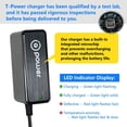 thumbnail image 2 of Cargador T POWER 12.6V para Wybot Osprey 200 300 Pro 300II, 2 of 7