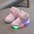 thumbnail image 2 of Childrens Shoes,Casual Fashionable Luminous Breathable Sports Comfortable Soft Soled, 2 of 9