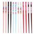 thumbnail image 1 of 12 piezas de palillos de bambú para el cabello para niñas, palillos japoneses con diseño floral para moños largos, señorita novia, 1 of 6