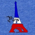 thumbnail image 2 of CafePress - Paris Eiffel Tower - Cute Infant Baby Football Bodysuit, 2 of 3