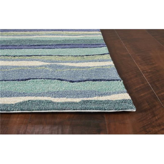 HomeRoots 353299 2 ft. x 3 ft. UV-Treated Polypropylene Ocean Area Rug