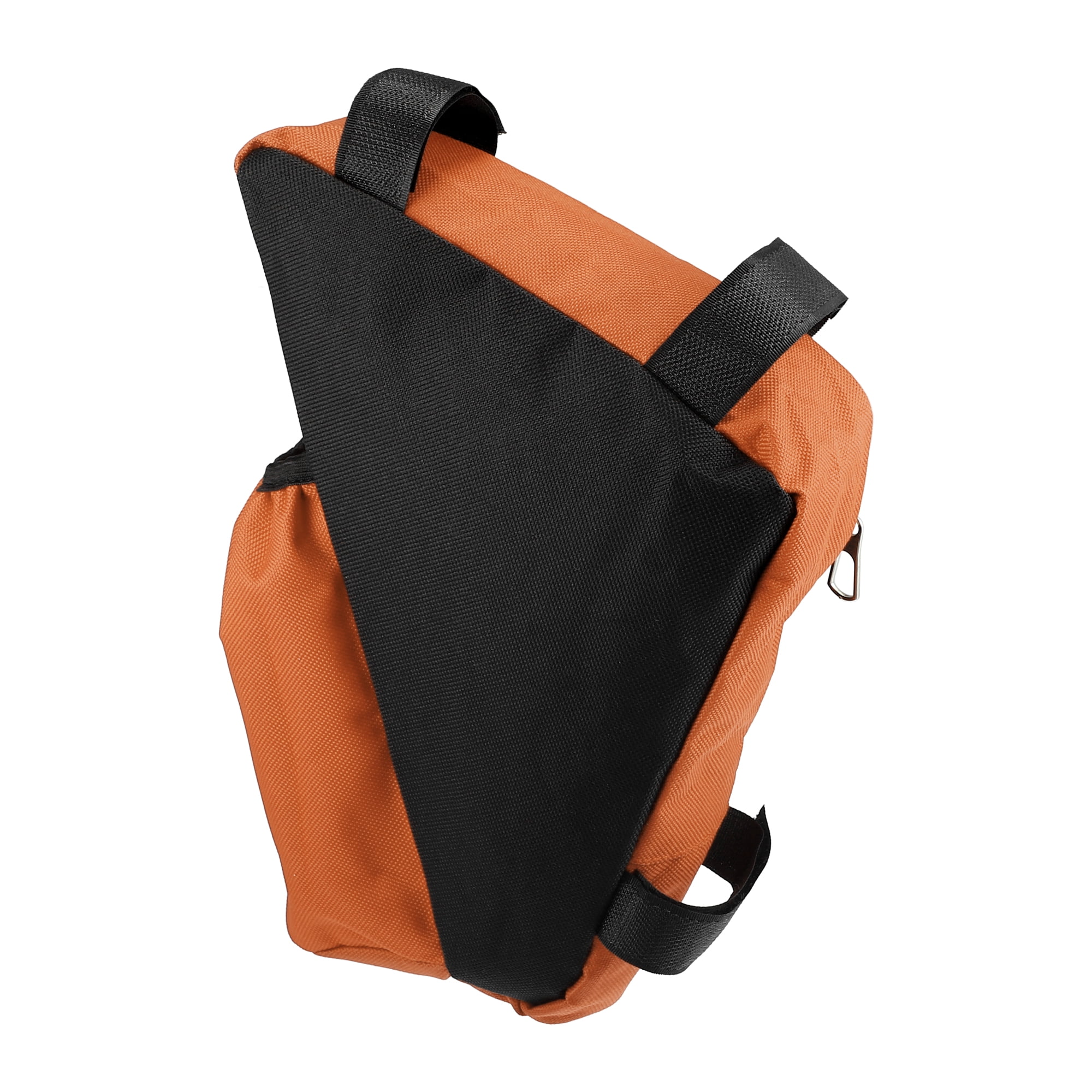 Unique Bargains Bike Triangle Frame Bag with Bottle Holder Cycling Storage Bag Orange