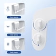 thumbnail image 4 of Bidet Attachment for Toilet，Ultra-Thin Toilet Sprayer，Non-Electric Dual-Nozzle Design (Female Front/Rear Cleansing)，Adjustable Water Pressure，Easy to Install，Toggle Switch, 4 of 7