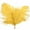 Gold, variant on Feather Flower Arrangement for Wedding Stage and Fashionable Attire Embellishment