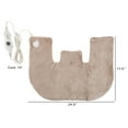 thumbnail image 2 of Bluestone Electric Neck and Shoulder Warmer – Heating Pad with 3 Settings, Auto Shut-Off, Front Clasp, and Detachable Cord (Tan), 2 of 7
