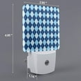 thumbnail image 2 of Naloa Blue Squares Night Lights Plug into Wall, Dusk to Dawn Sensor Warm White Led Night Light 0.5W, Nightlight suit for Adults, Bedroom, Bathroom, Hallway, Kitchen, 2 of 5