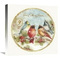 thumbnail image 1 of Global Gallery's '12 Days of Christmas IV Round' By Lisa Audit Stretched Canvas Wall Art, 1 of 4